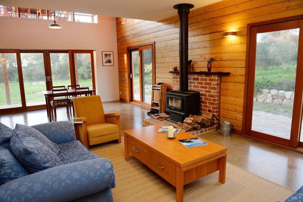 Downstairs lounge-room & dining area