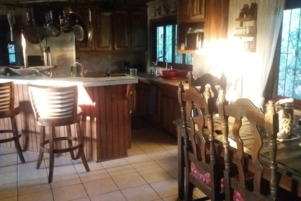 Large Well equipped kitchen