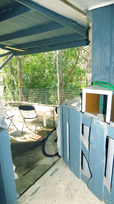 Private gate to your PRIVATE back patio.