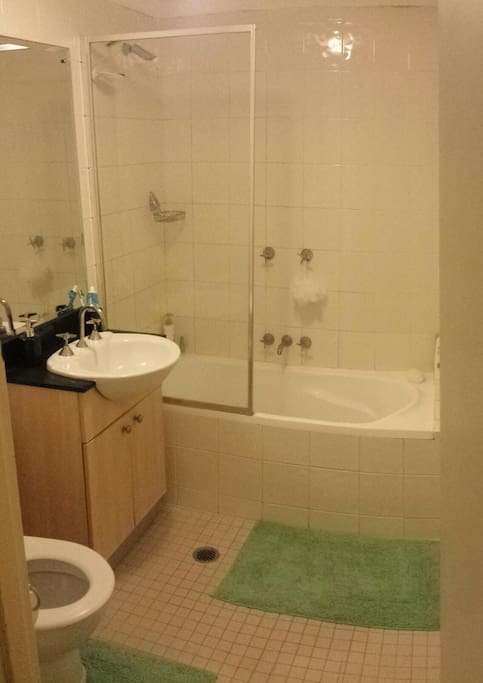 Bathroom on the second floor close to the room