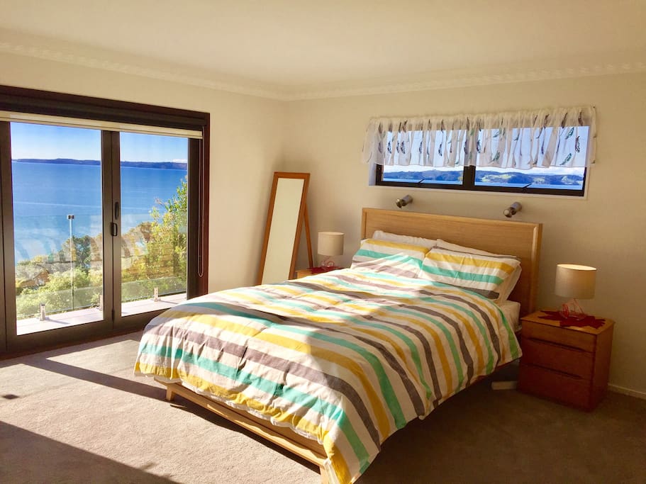 Expansive sea view right from the master bedroom