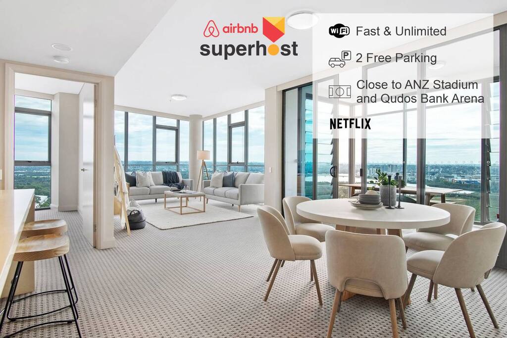 180 Views Harbour Bridge 10min Anz 2 Car Space