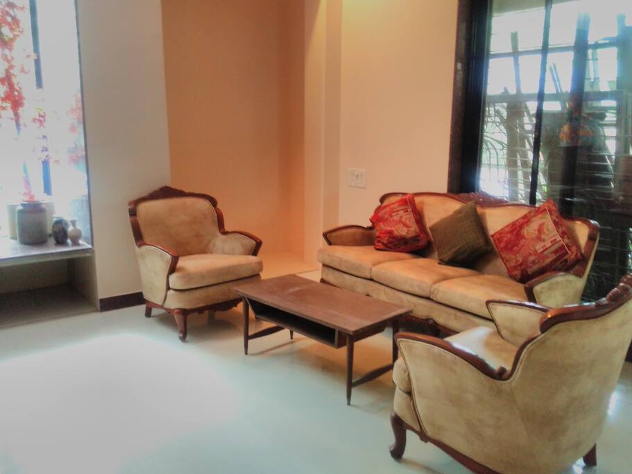 Living room sitting area of ground floor, 4 bhk flat