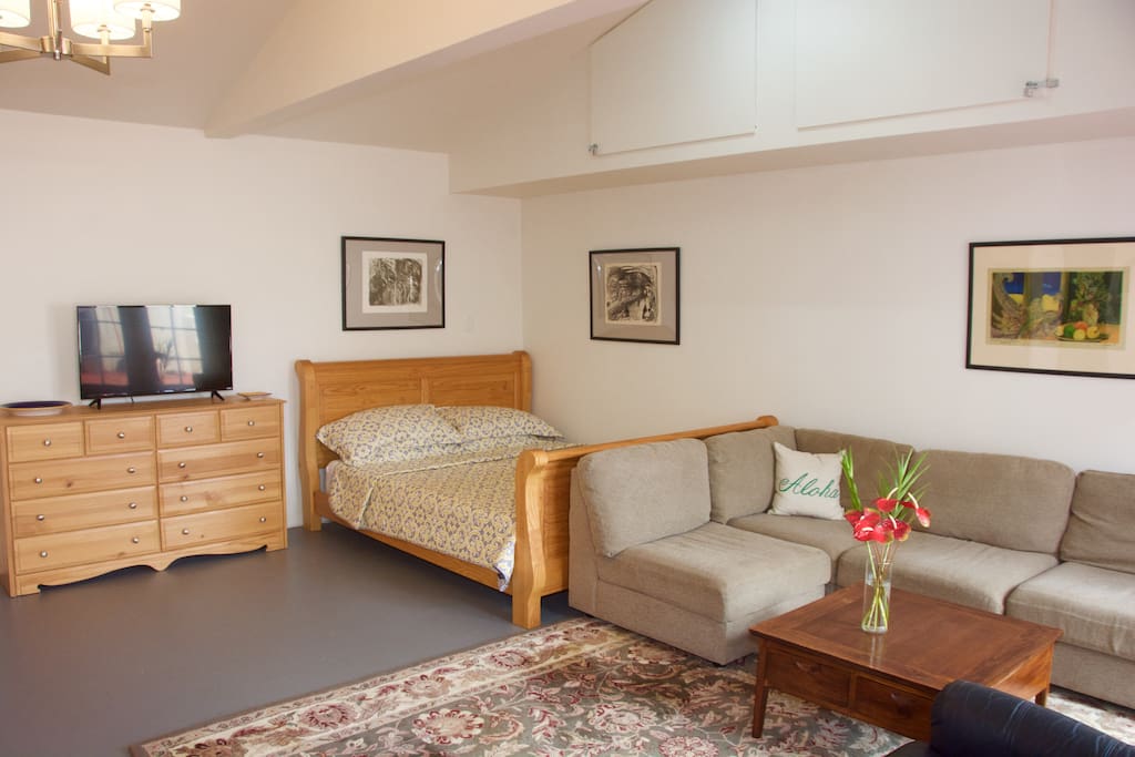Studio with kitchenette and private bathroom