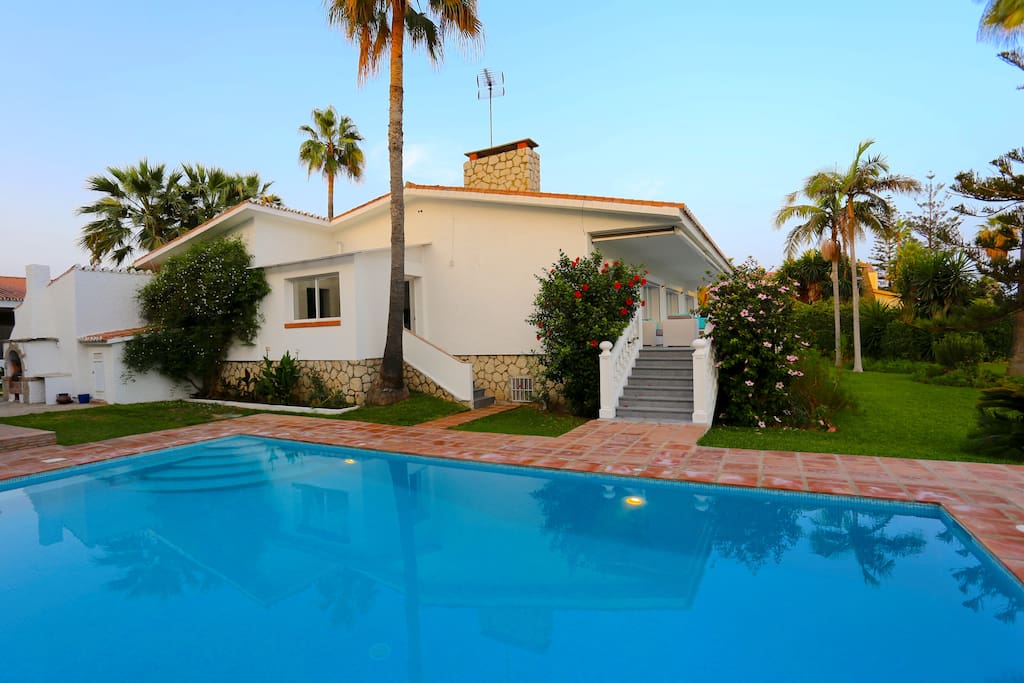 View from the pool area
