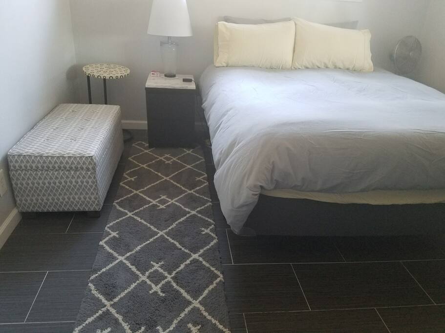 The guest bedroom.