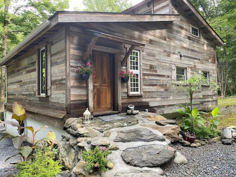 Poconos, Cabin surrounded by Trees