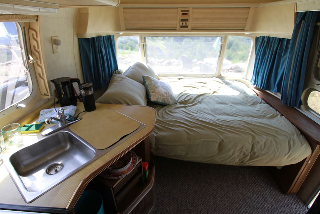 A bed with a view