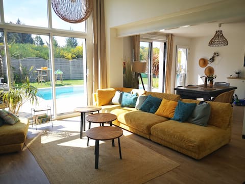 Vacation home with pool and gym