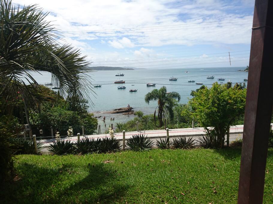 Vista da varanda da casa