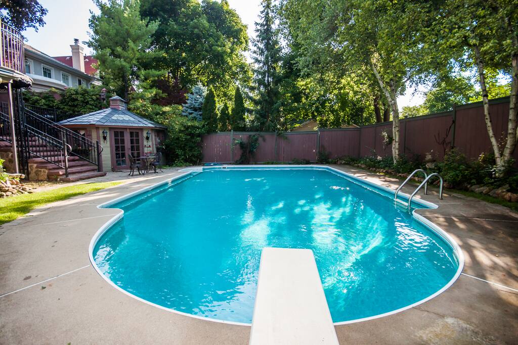 Backyard pool
