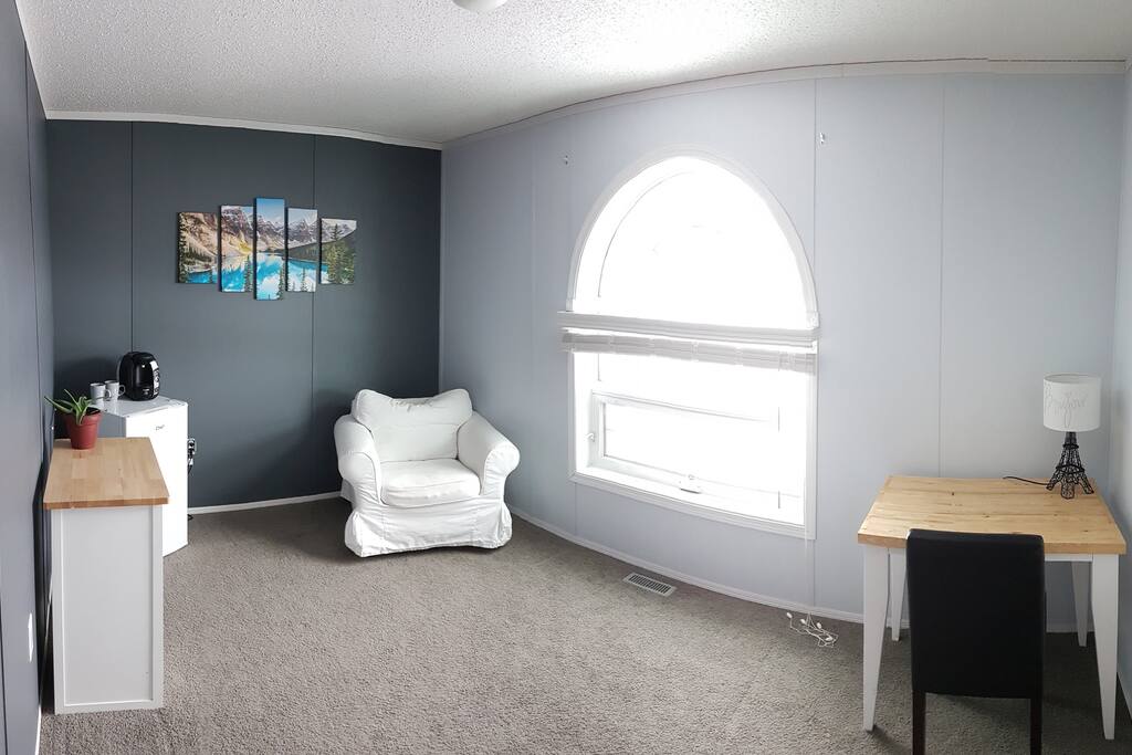 Your private lounge area over looking the street.