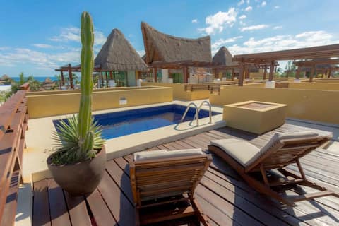 Two PentHouses For 10 Guests OceanView On The Roof
