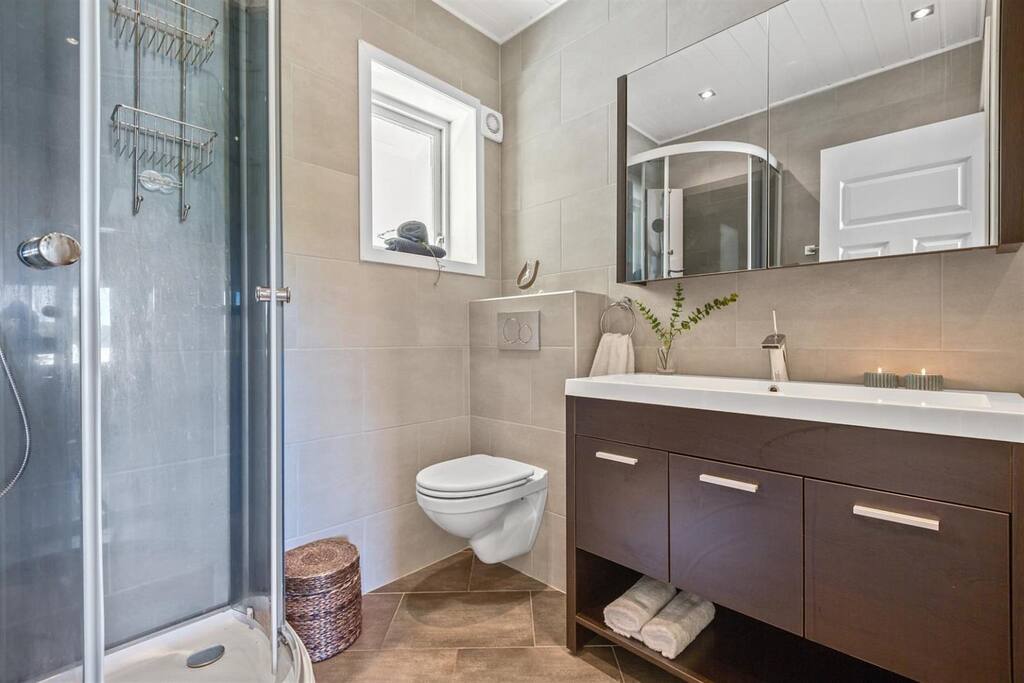 newly refurbished bathroom