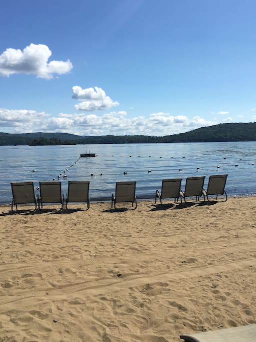 300' of Private Sandy Beachfront