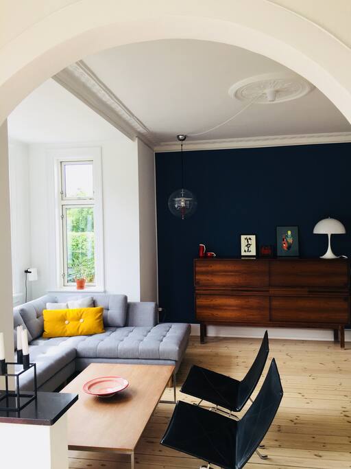 Living room with TV