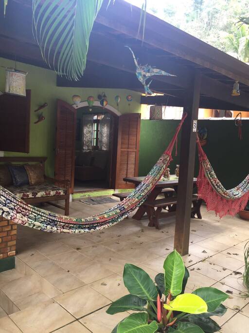 Outra vista da entrada da casa