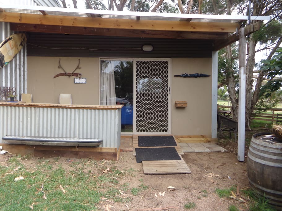 Entrance of cabin