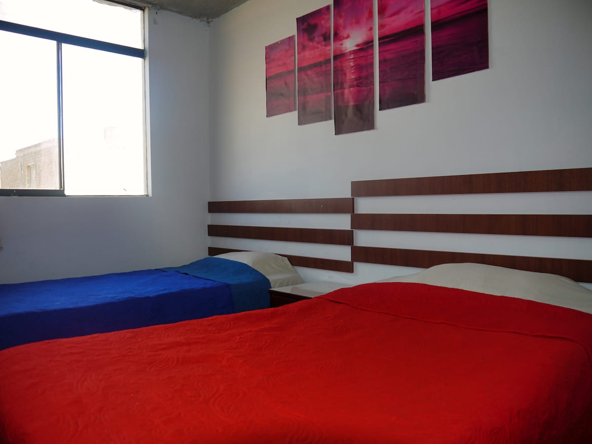 4ta Habitacion con 2 camas individuales
