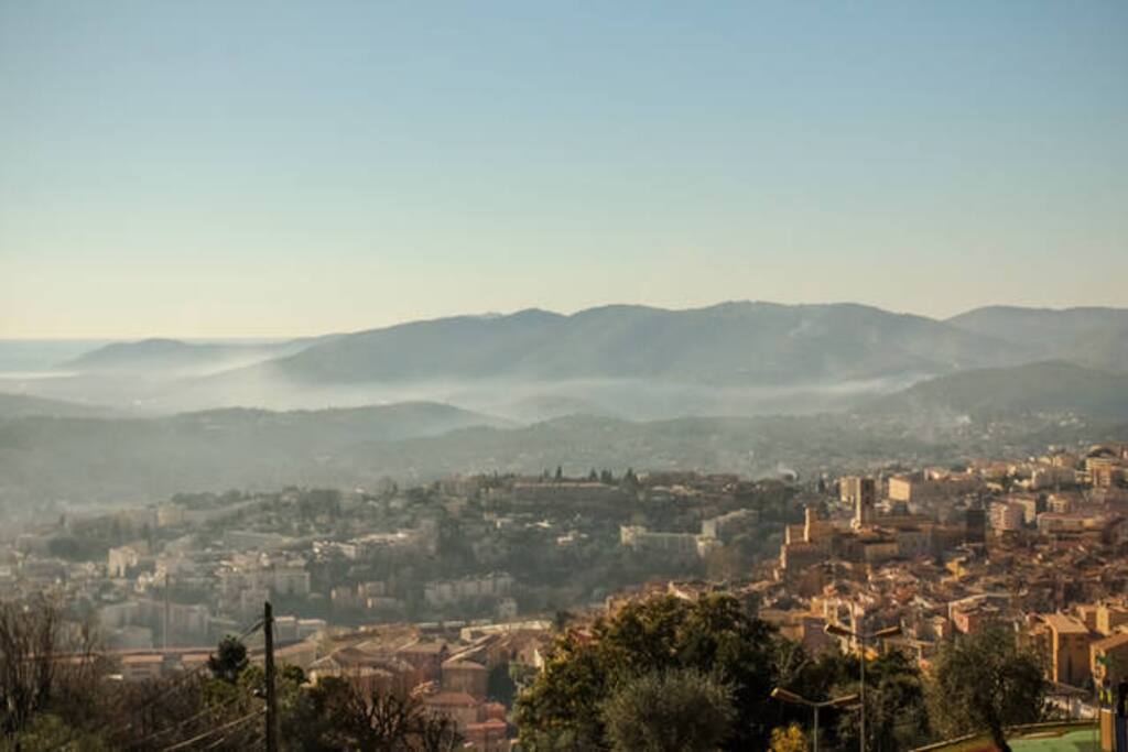 vue panoramique depuis la villa