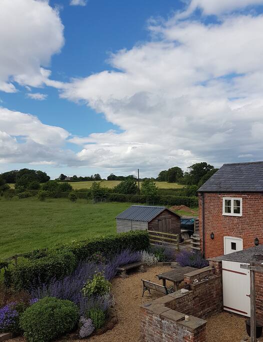 View of the barn from our house