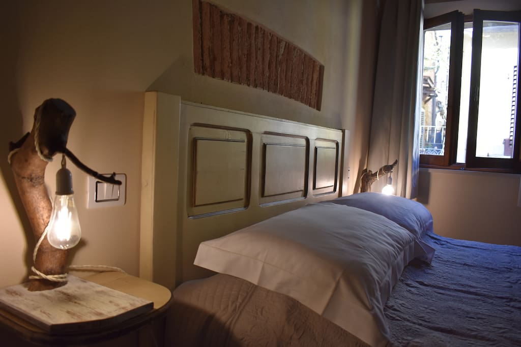Bed of Le Campane suite - 2nd floor