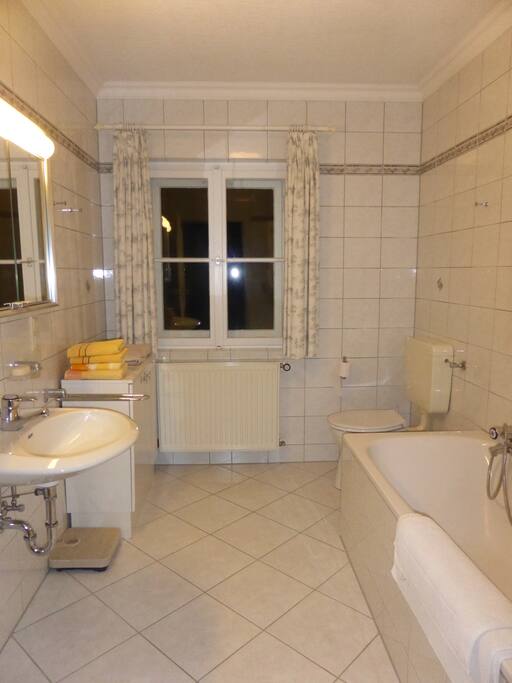 One of two bathrooms