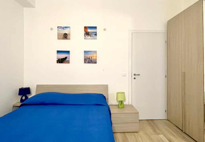 Slaapkamer met tweepersoonsbed