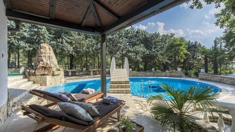 Pure luxury-5*Villa Hana-Istria-with TENNIS COURT