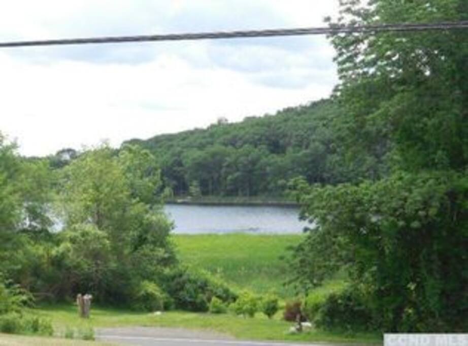lake across street- boating, fishing, swimming, gazing
