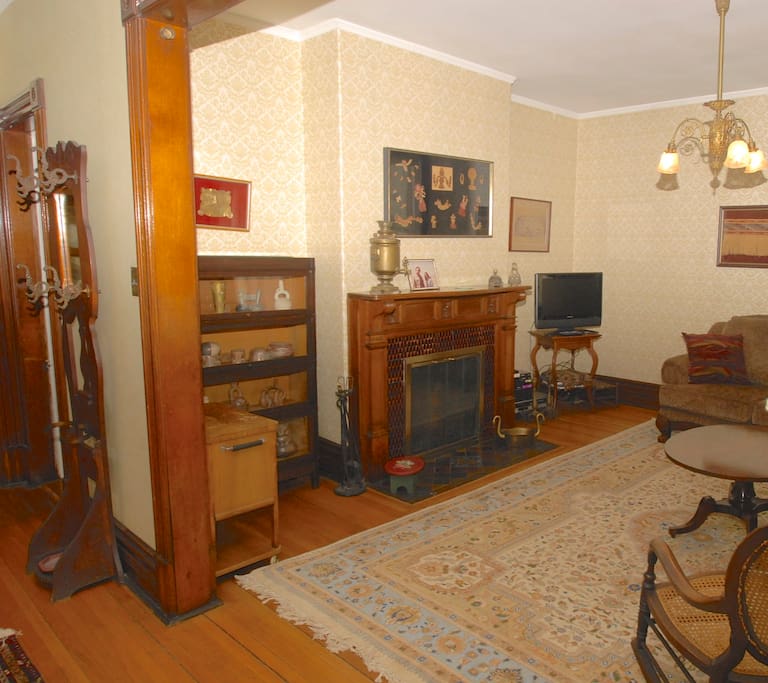 front parlor and sitting room