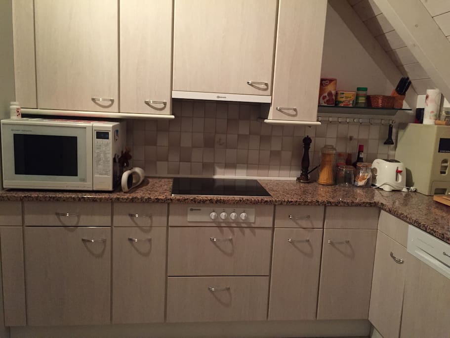 well equipped kitchen