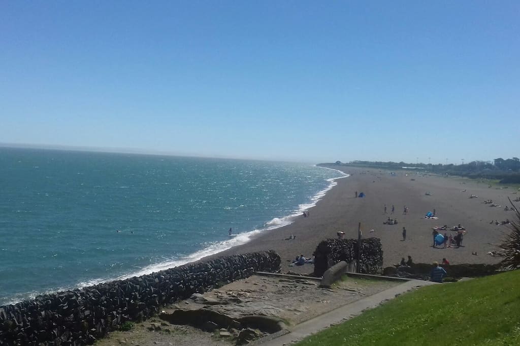 The walk from my house to Greystones. It is a 5 klms to the harbour with a selection of cafes and shops