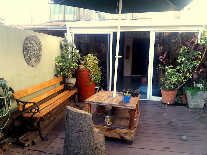 Departamento de 2 ambientes amoblado con terraza en Caballito