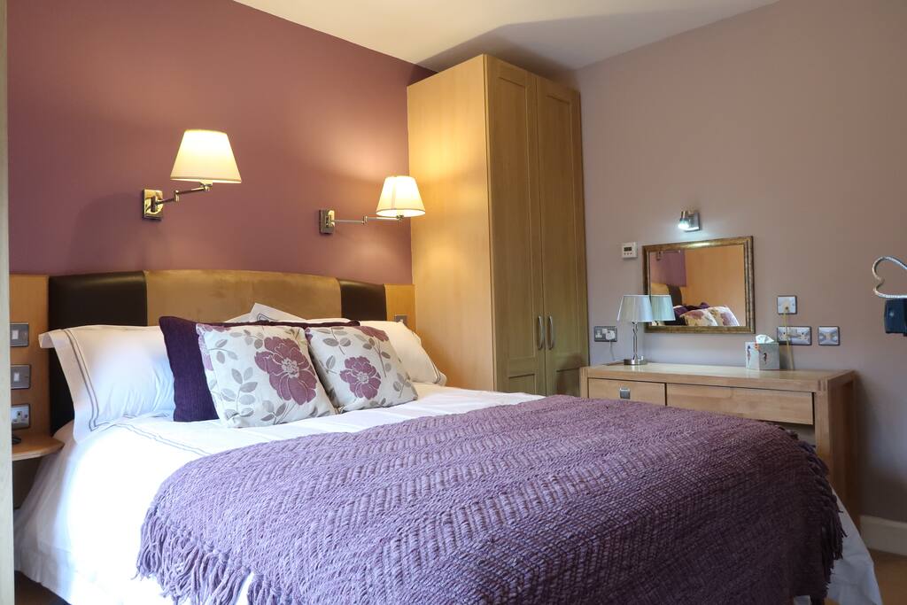 Beautiful master bedroom with ensuite bathroom.