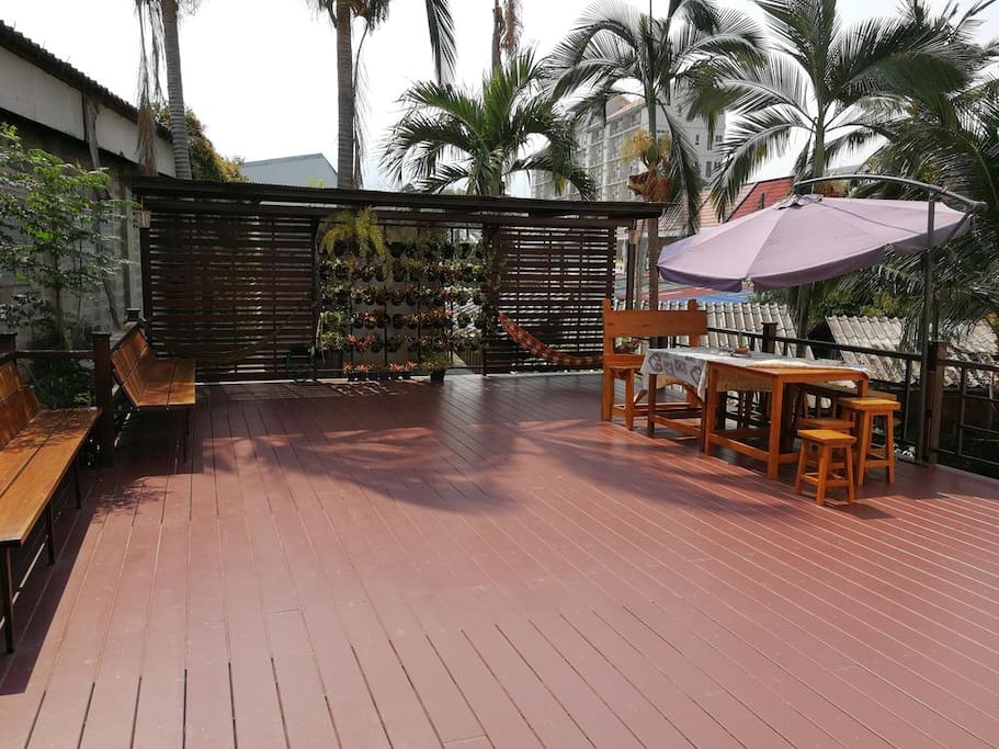 huge patio