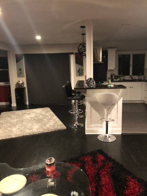 Kitchen and Livingroom