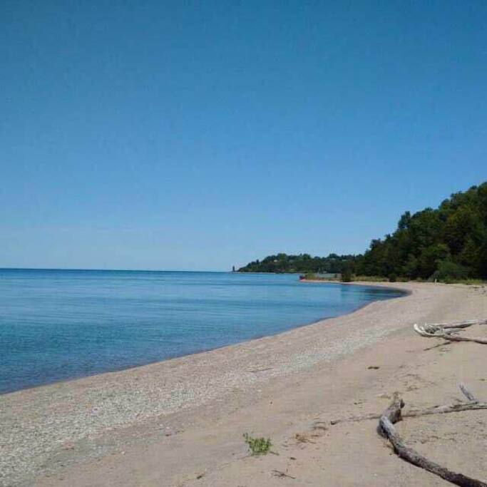North side of the beach