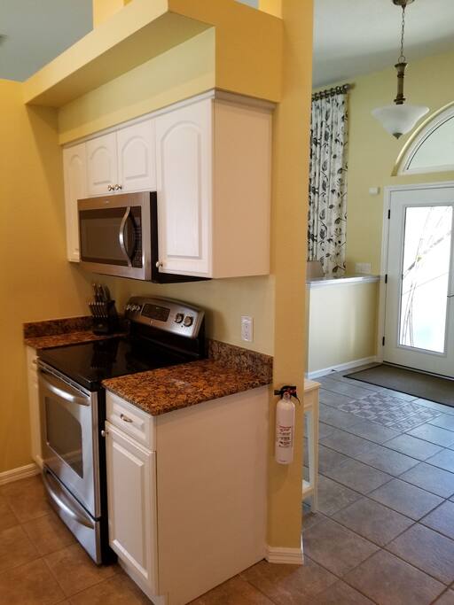 kitchen and front foyer