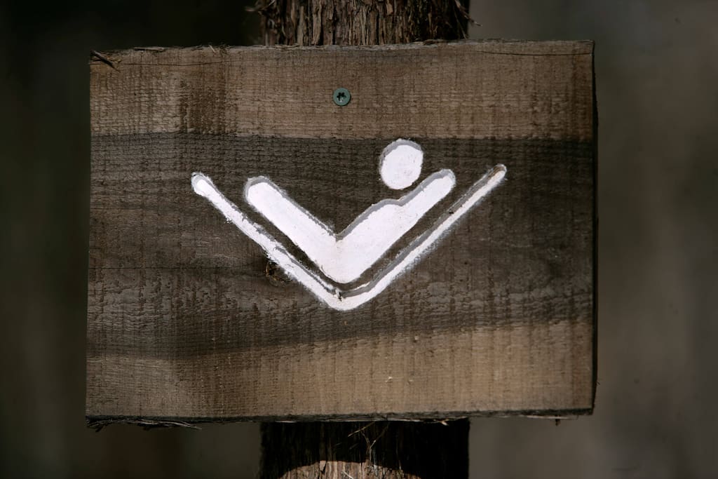 Just follow the sign...