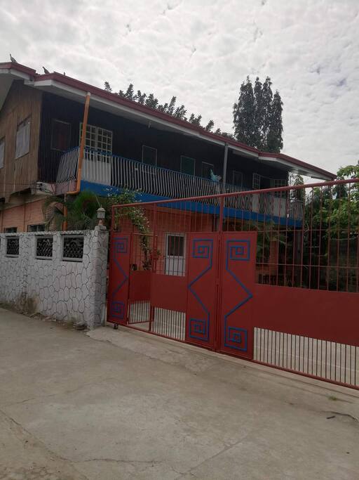 Gated entrance to apartment