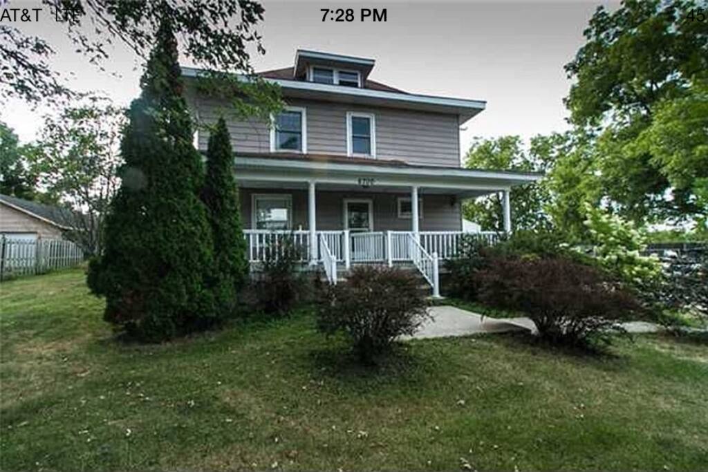 Our 1908 American foursquare home.