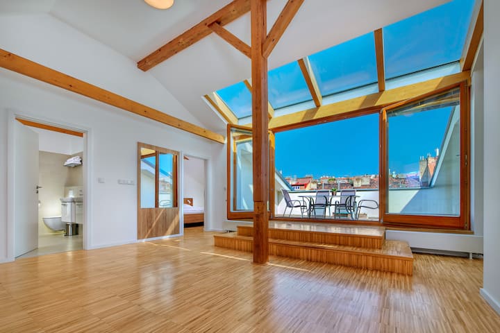 Penthouse 2 Bedroom Apt. with Terrace & A/C - Apartments for Rent in ...