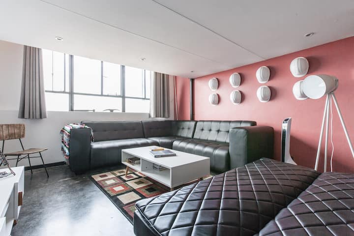True loft-style Maboneng mine theme