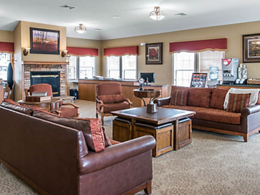 Check in or meet new friends at the Welcome Center.