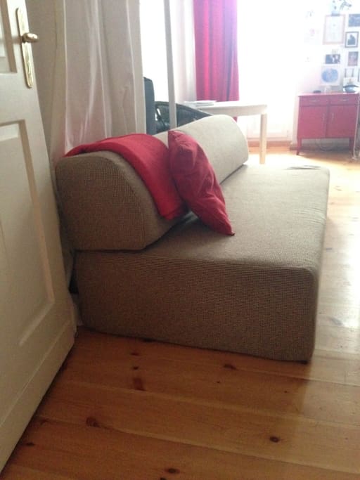 this is the couch for max 2 small people to sleep on