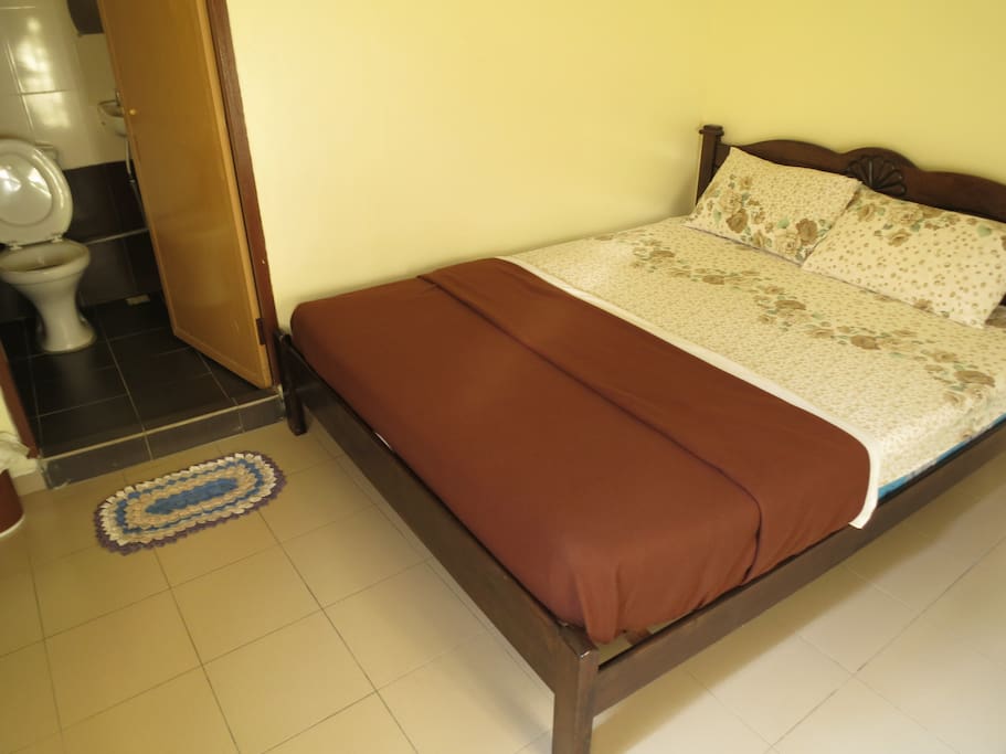1 double bed
