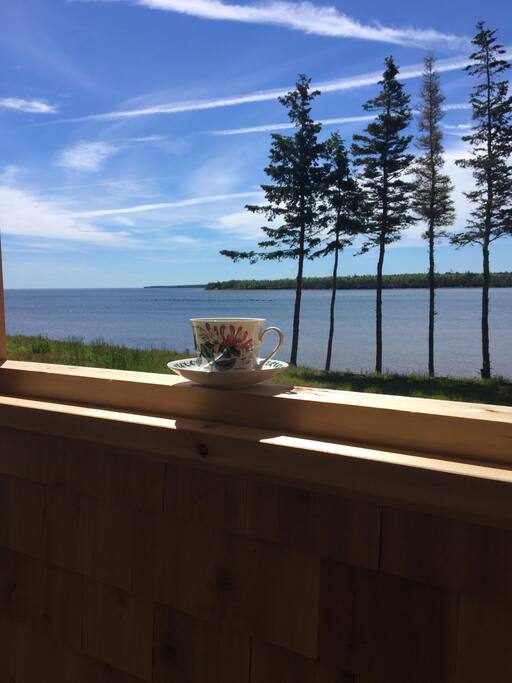 Breakfast view.