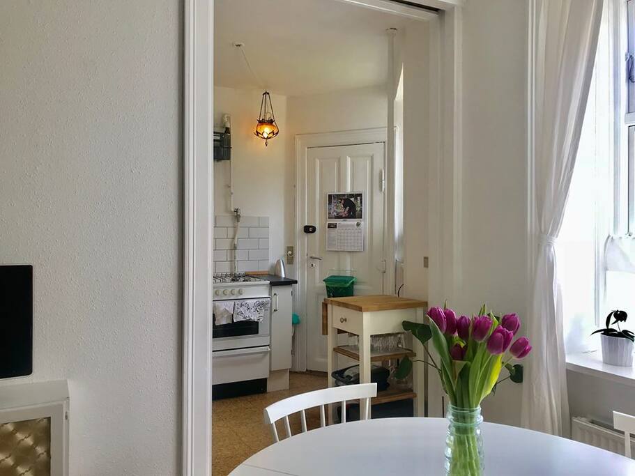 Kitchen seen from the living room