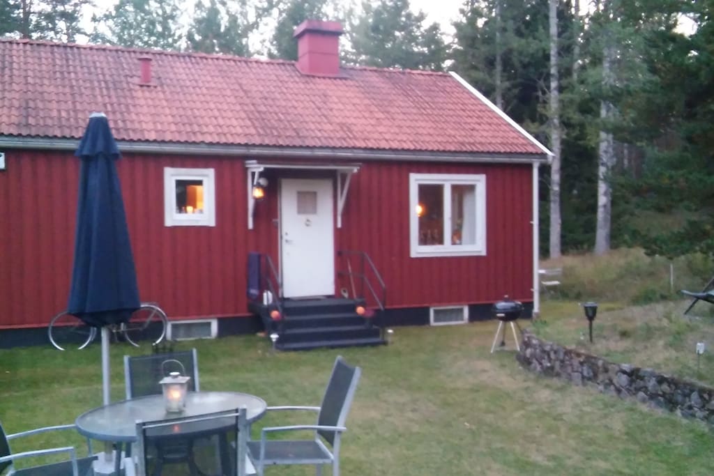 Take a closer look on my house on an early summer evening.